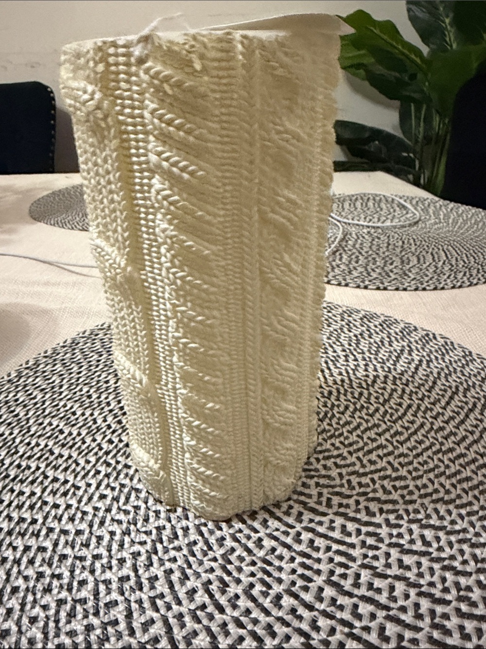 Sleigh Hill Trading Co. Snowy White Decorative Candle